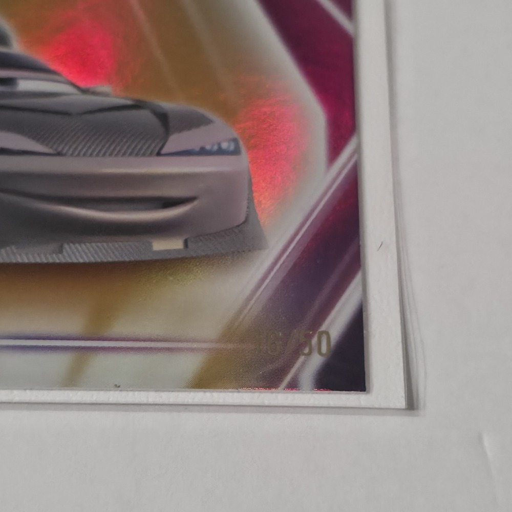 2026 Topps Disney Neon - Boost (Cars) Gold Refractor /50 #98 & Magna Madness - Picture 8 of 11